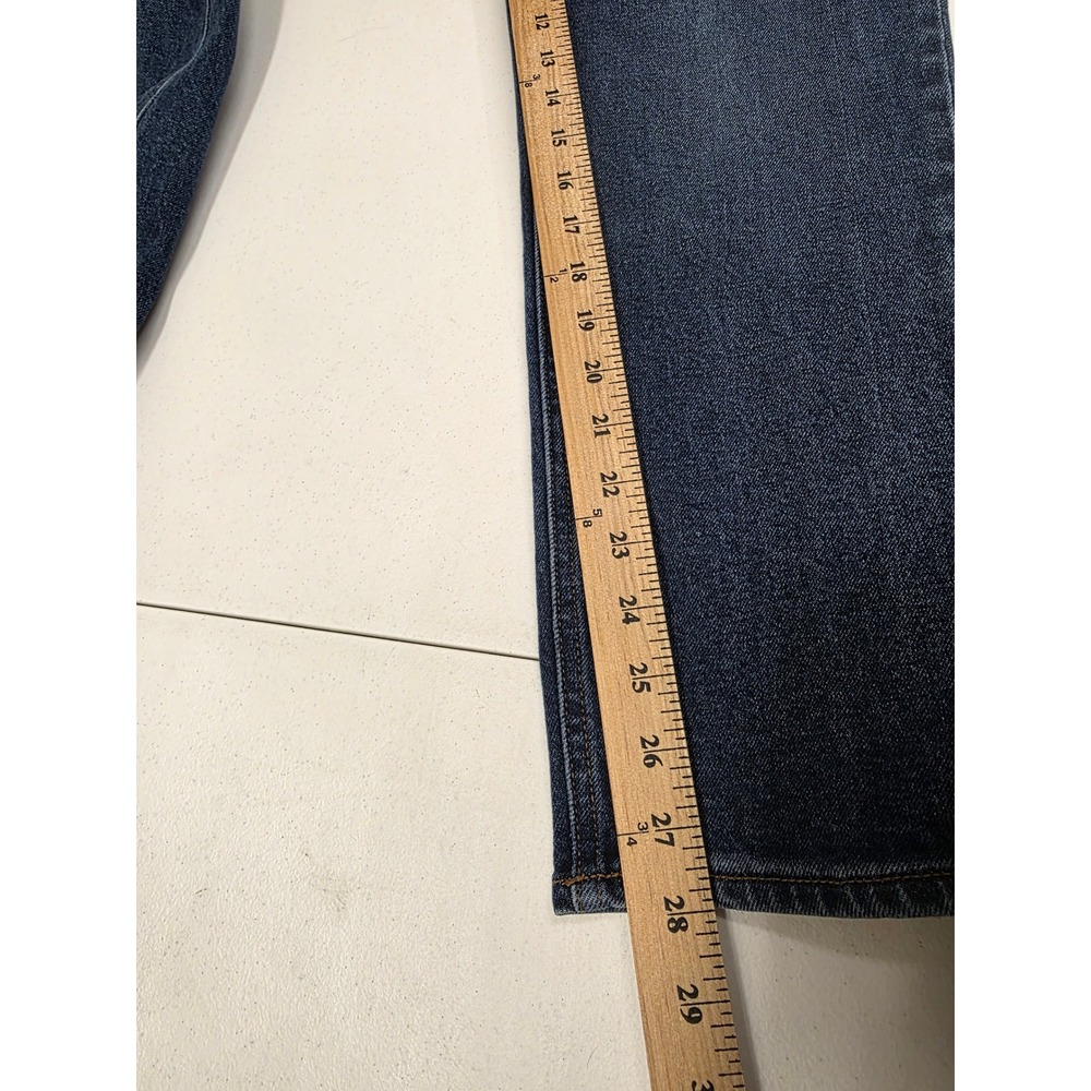 Cello Women Dark Wash Straight Leg High Rise Denim Jeans Size 9 - Picture 8 of 8